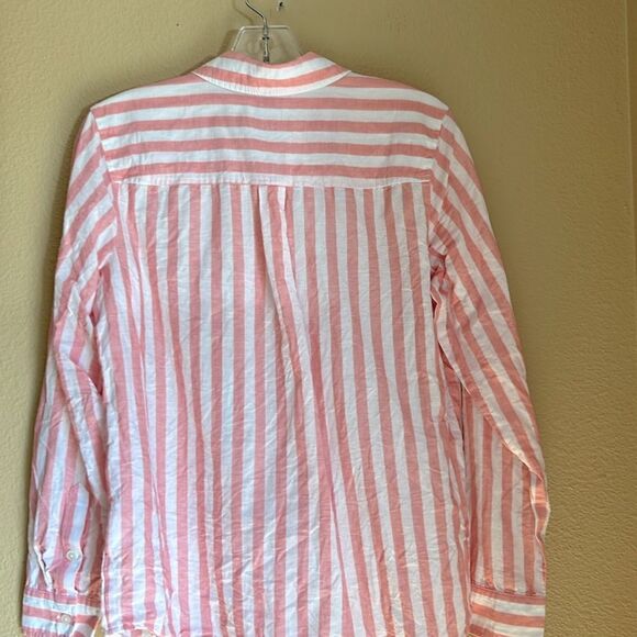 NWOT J Crew Blouse Linen Mix S - Picture 6 of 8
